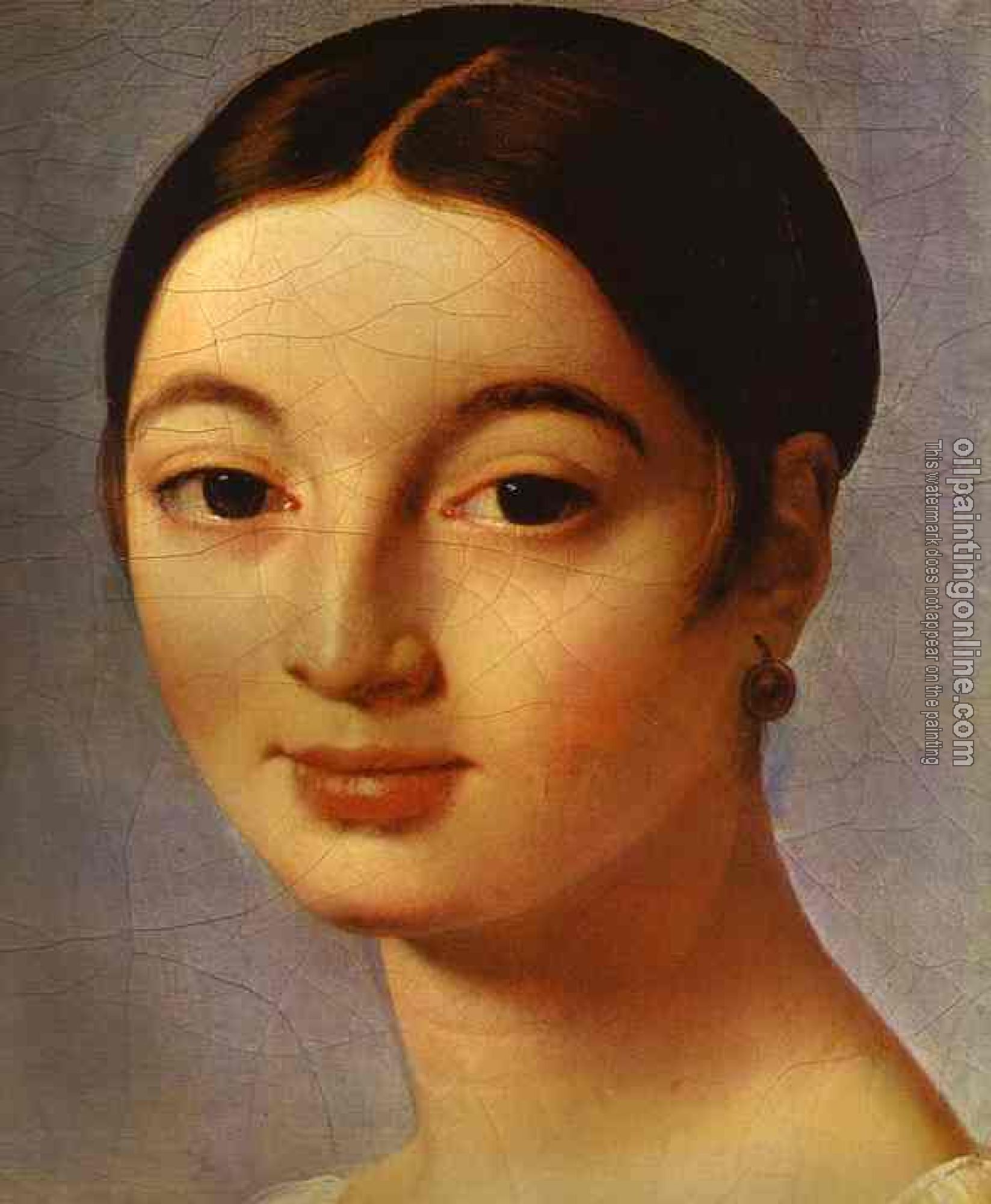 Ingres, Jean Auguste Dominique - Portrait of Mademoiselle Riviere